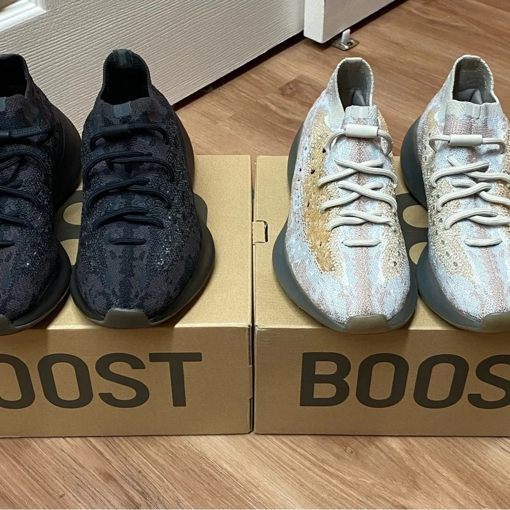 Adidas Yeezy Boost 380 Pepper And Onyx Sneaker Bundle Women’s Size 7.5